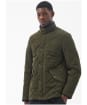 Men's Barbour Winter Chelsea Quilted Jacket - Dark Olive