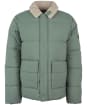 Men's Barbour International Auther Deck Quilte Jacket - Agave Green