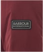 Men's Barbour International District Quilted Jacket - Bordeaux