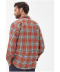 Men’s Barbour Singsby Thermo Weave Shirt - Rust