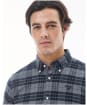 Men's Barbour Swinton Tailored Shirt - Grey Marl