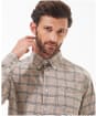 Men's Barbour Bowburn Regular Fit Shirt - Stone Marl