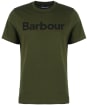 Men's Barbour Logo Tee - Olive