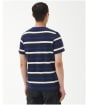 Men's Barbour International Gauge Stripe T-Shirt - Night Sky