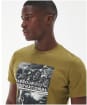 Men's Barbour International Race T-Shirt - Archive Olive