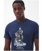 Men's Barbour International Albie T-Shirt - Oxford Navy