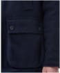 Men's Barbour Bedale Wool Jacket - Navy