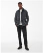 Men's Barbour Ashby Waxed Jacket - Grey / Classic
