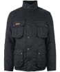 Men's Barbour International Winter Lockseam Waxed Jacket - Black