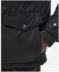 Men's Barbour Winter Sapper Wax Jacket - Black / Black Slate