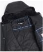 Men's Barbour Winter Sapper Wax Jacket - Black / Black Slate