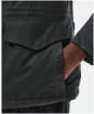 Men's Barbour Np Emble Waxed Jacket - Sage