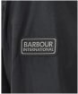 Men's Barbour International Lutron Harrington Waxed Jacket - Black
