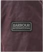 Men's Barbour International Lutron Harrington Waxed Jacket - Bordeaux