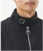 Men's Barbour International Transport Waxed Jacket - Black