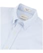 Men's Gant Regular Oxford Banker Stripe Shirt - Light Blue