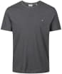 Men's Gant Regular Shield Cotton T-Shirt - Antracite Melange