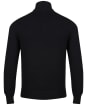 Men's Gant Casual Cotton Half Zip Sweater - Black