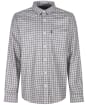 Men's Ariat Clement Button Down Flannel Shirt - Grey Check