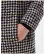 Women's Barbour Angelina Wool Jacket - Light Fawn Houndstooth