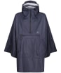 Voited Packable Water Repellent Rain Poncho - Graphite