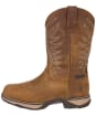 Women's Ariat Anthem Waterproof Western Leather Boots - Distressed Brown
