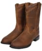 Women's Ariat Heritage Roper Western Leather Boots - Brown
