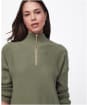 Women's Barbour International Louda Knitted Jumper Dress - Covert Green
