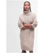 Women's Barbour Woodlane Knitted Jumper Dress - Nougat