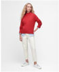 Women's Barbour Sandy Knitted Jumper - Blaze Red