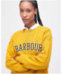 Women's Barbour Northumberland Sweatshirt - Harvest Gold