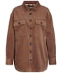 Women's Barbour Oakfield Cord Overshirt - Taupe