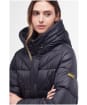 Women's Barbour International Lyle Quilted Jacket - Black