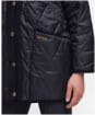 Women's Barbour Highcliffe Quilted Jacket - Black