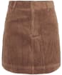 Women's Barbour Oakfield Cord Skirt - Taupe