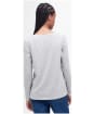 Women's Barbour Fairsfield Long Sleeve T-Shirt - Light Grey Marl