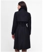 Women's Barbour International Satellite Wool Jacket - Black