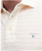 Men's Barbour Cramlington Long Sleeve Polo Shirt - Antique White