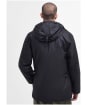 Men's Barbour Valley Waxed Cotton Jacket - Black