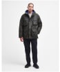 Men's Barbour Valley Waxed Cotton Jacket - Archive Olive