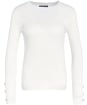 Women's Barbour International Meteor Knitted Jumper - Winter White