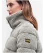 Women's Barbour International Maguire Quilted Jacket - Urban Grey