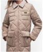 Women's Barbour International Supanova Quilted Jacket - Light Trench