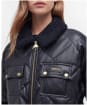 Women's Barbour International Neutron Quilted Jacket - Black
