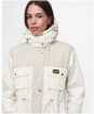 Women's Barbour International Cosmos Waterproof Breathable Jacket - Winter White/Mist