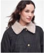 Women's Barbour Swainby Short Waxed Cotton Jacket - DULL CLASSIC/CLA