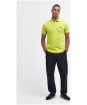 Men's Barbour International Essential Polo - Cyberlime