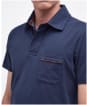 Men's Barbour Elsdon Cotton Polo Shirt - Navy