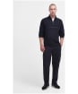 Men's Barbour International Shadow Half Zip Sweatshirt - Black