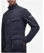 Men's Barbour International Ariel Square Quilted Jacket - Black